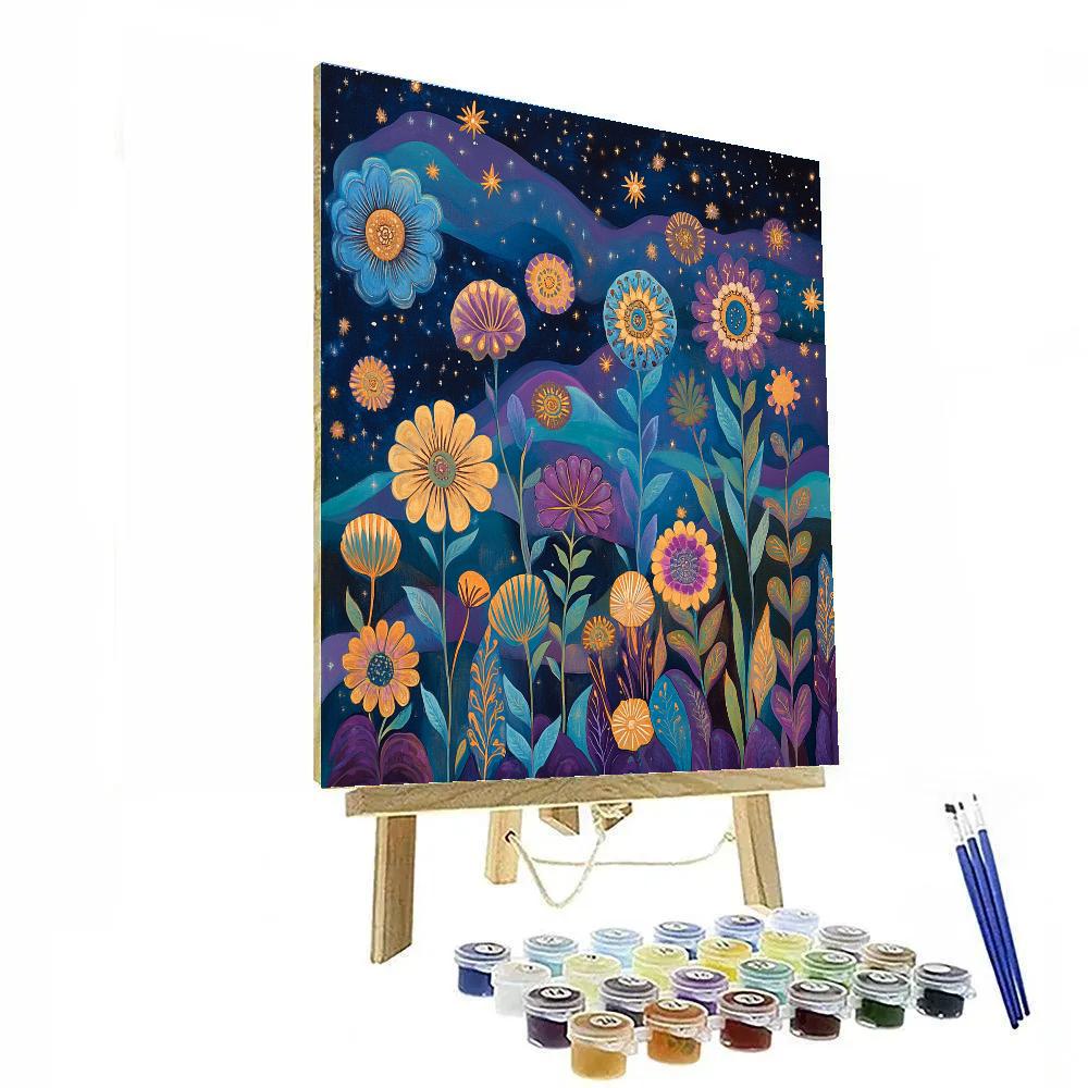 Paul Cézanne Inspired Cosmic Flora Paint by numbers kits