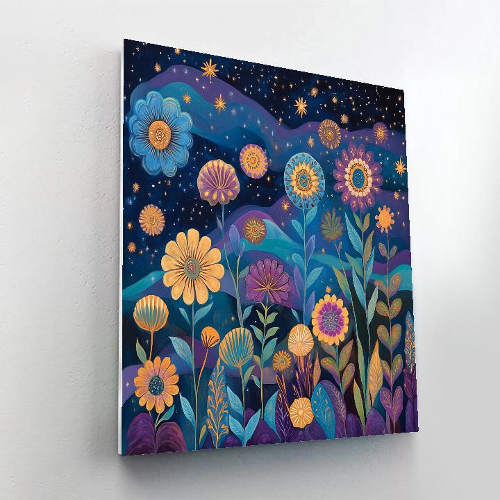 Paul Cézanne Inspired Cosmic Flora Paint by numbers kits