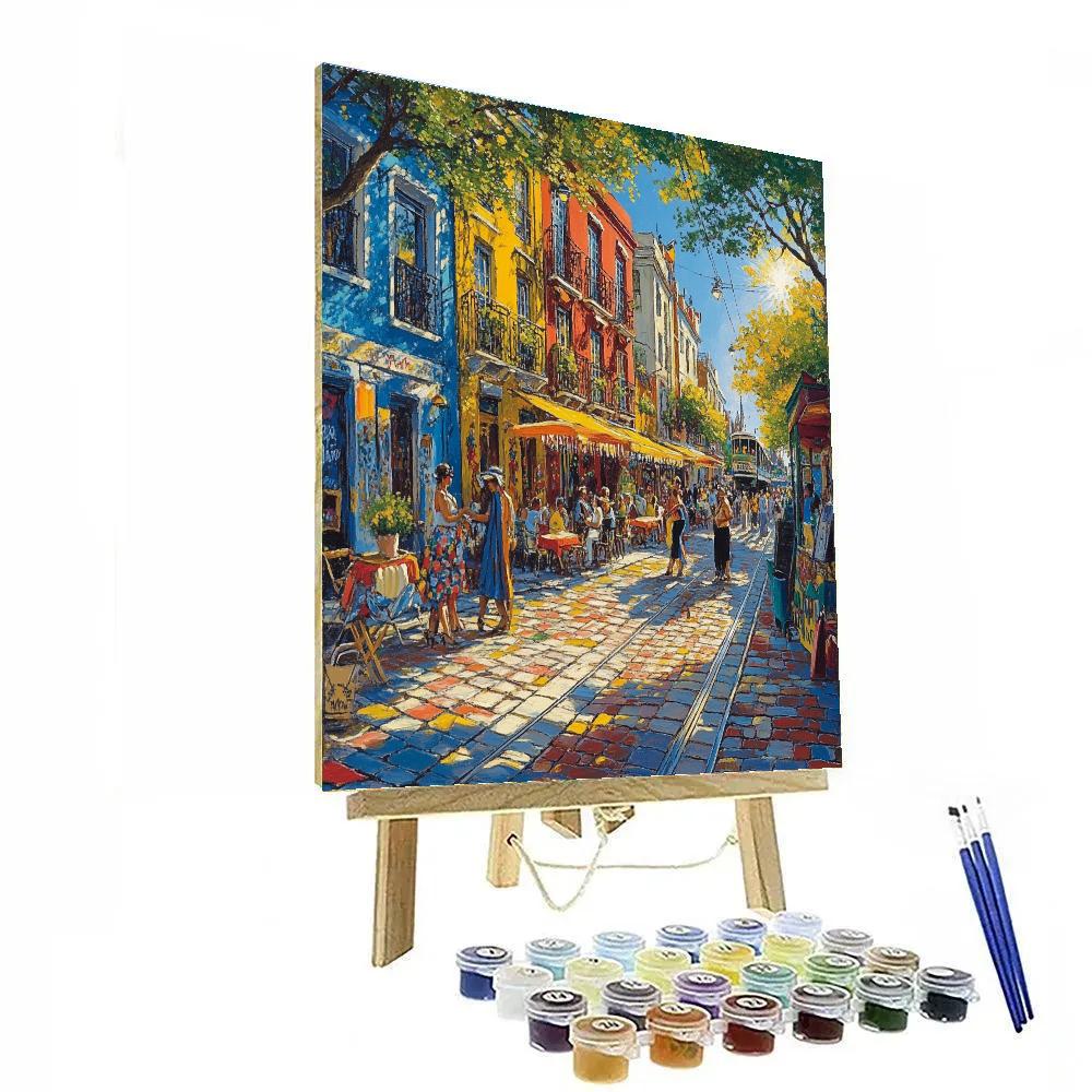 Caminito Colorful Street La Boca Buenos Aires Argentina Paint by numbers art