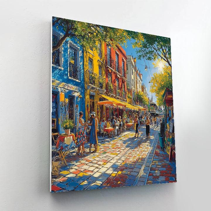 Caminito Colorful Street La Boca Buenos Aires Argentina Paint by numbers art