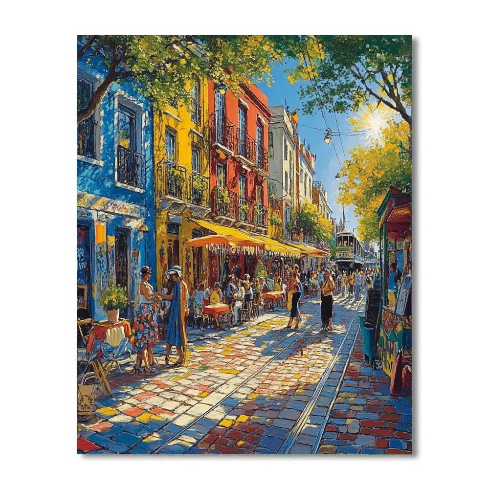 Caminito Colorful Street La Boca Buenos Aires Argentina Paint by numbers art