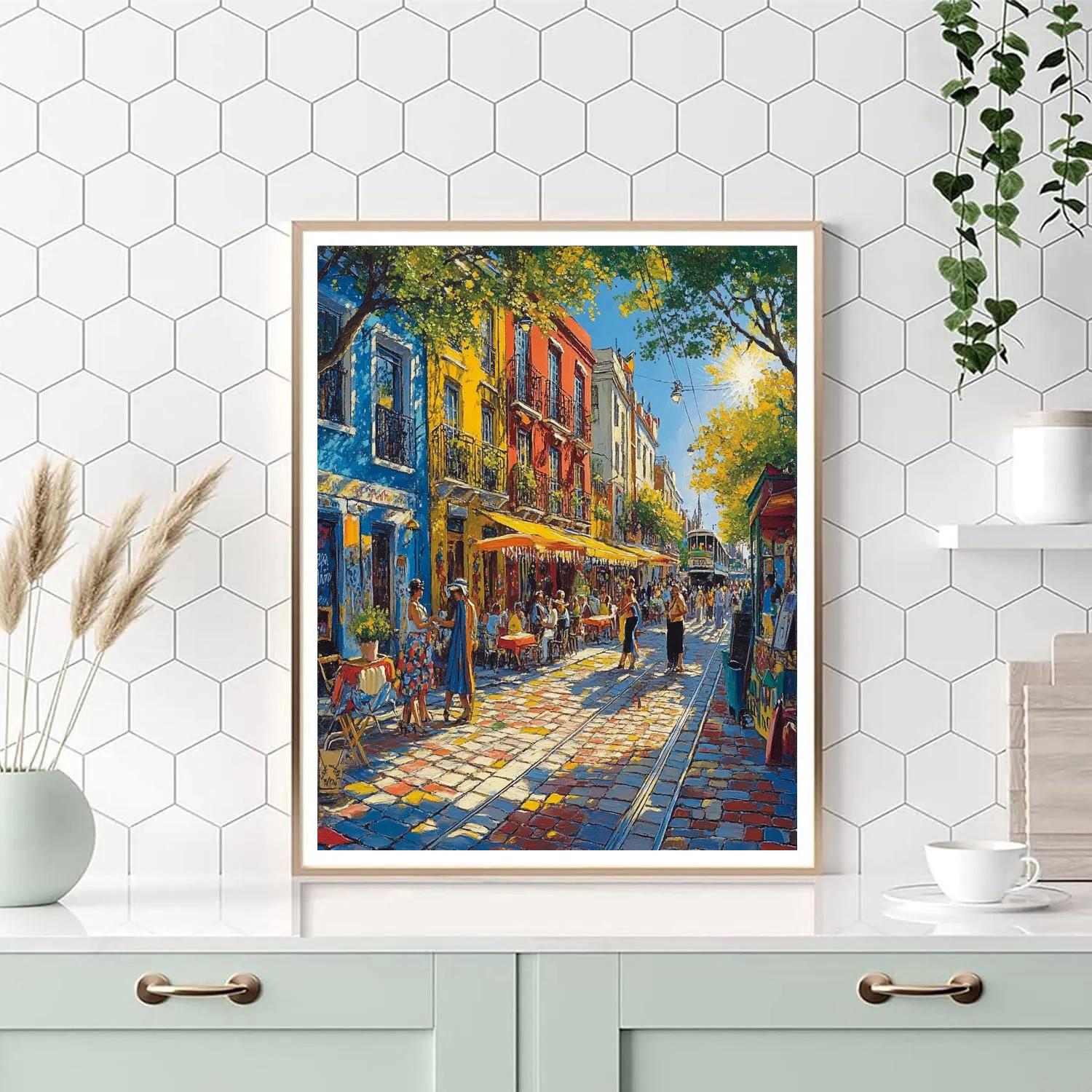 Caminito Colorful Street La Boca Buenos Aires Argentina Paint by numbers art