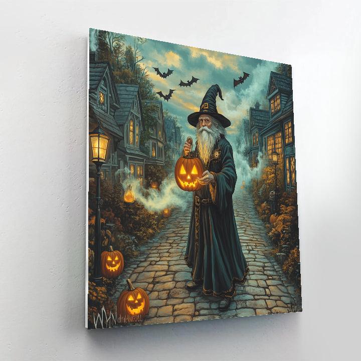 Lantern Alchemist Of Hollow Row Numbered painting kits