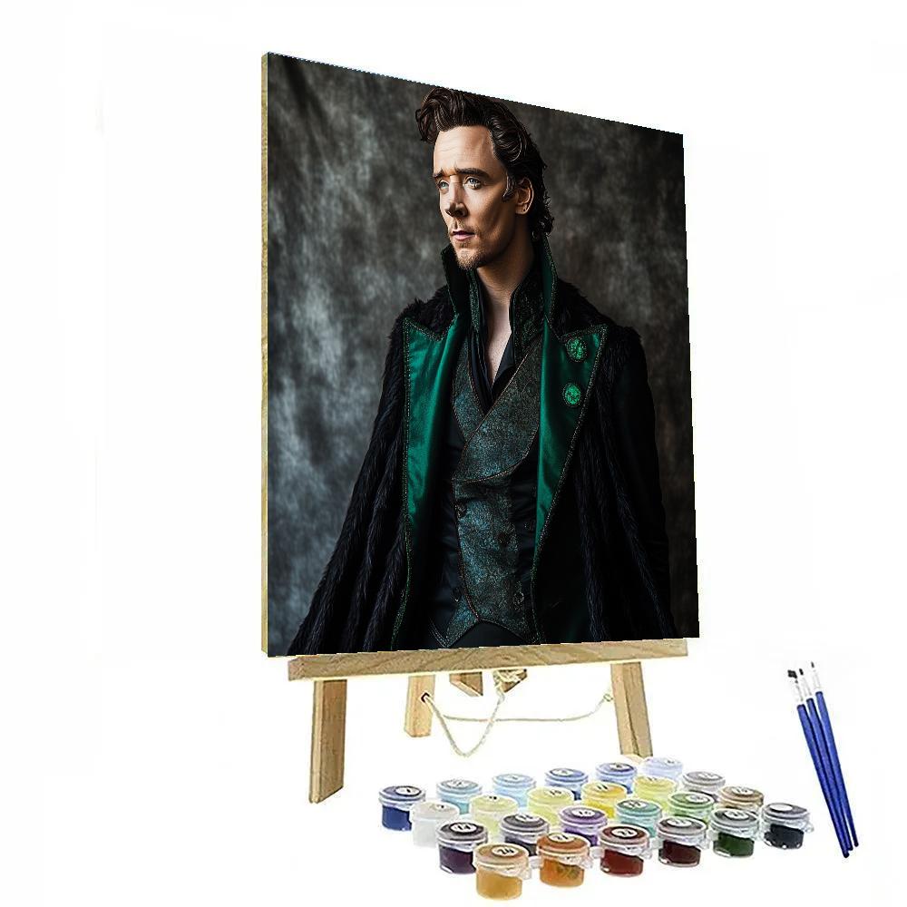 Tom Hiddleston: Weaving Mischief Through Midnight Veils Paint by numbers kits