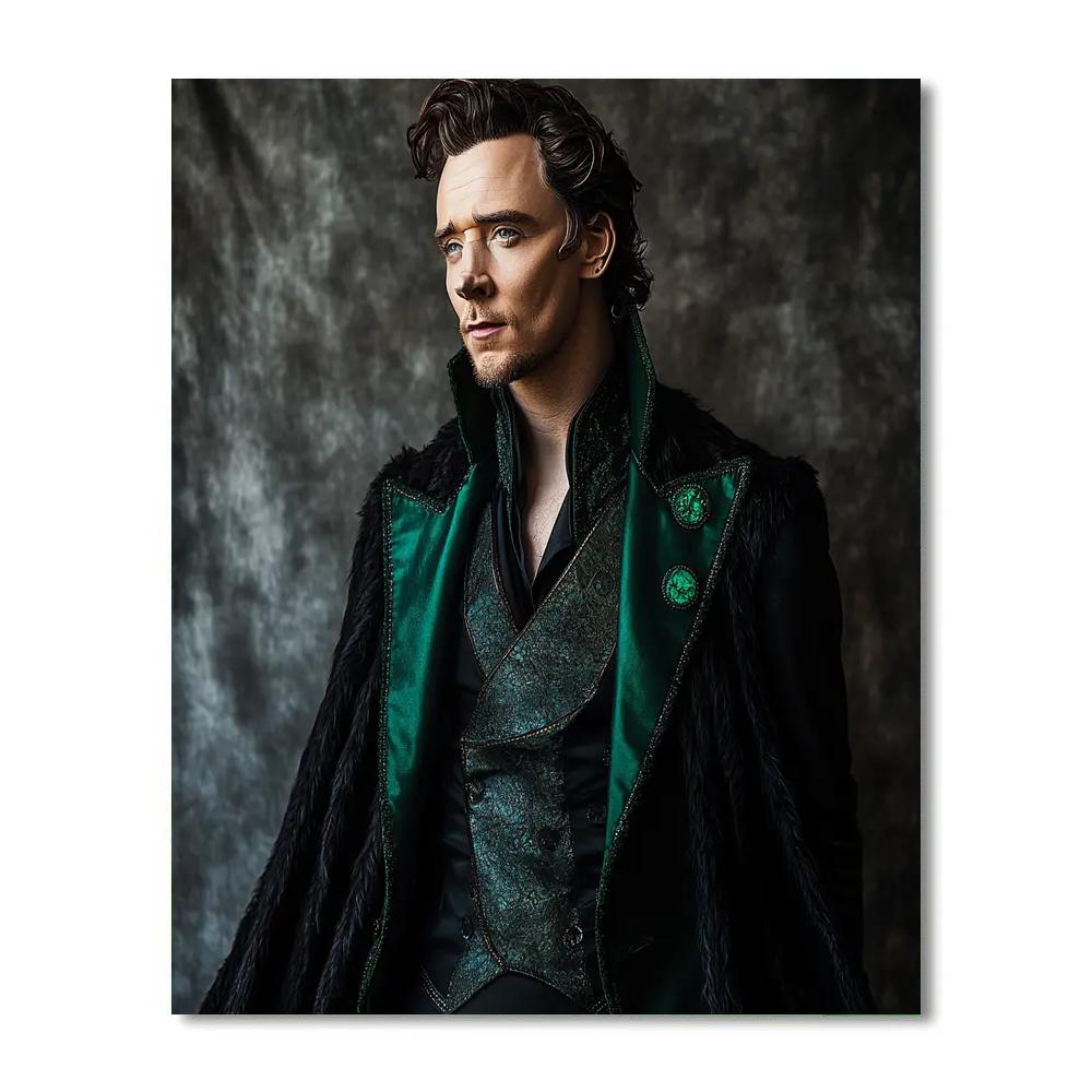Tom Hiddleston: Weaving Mischief Through Midnight Veils Paint by numbers kits