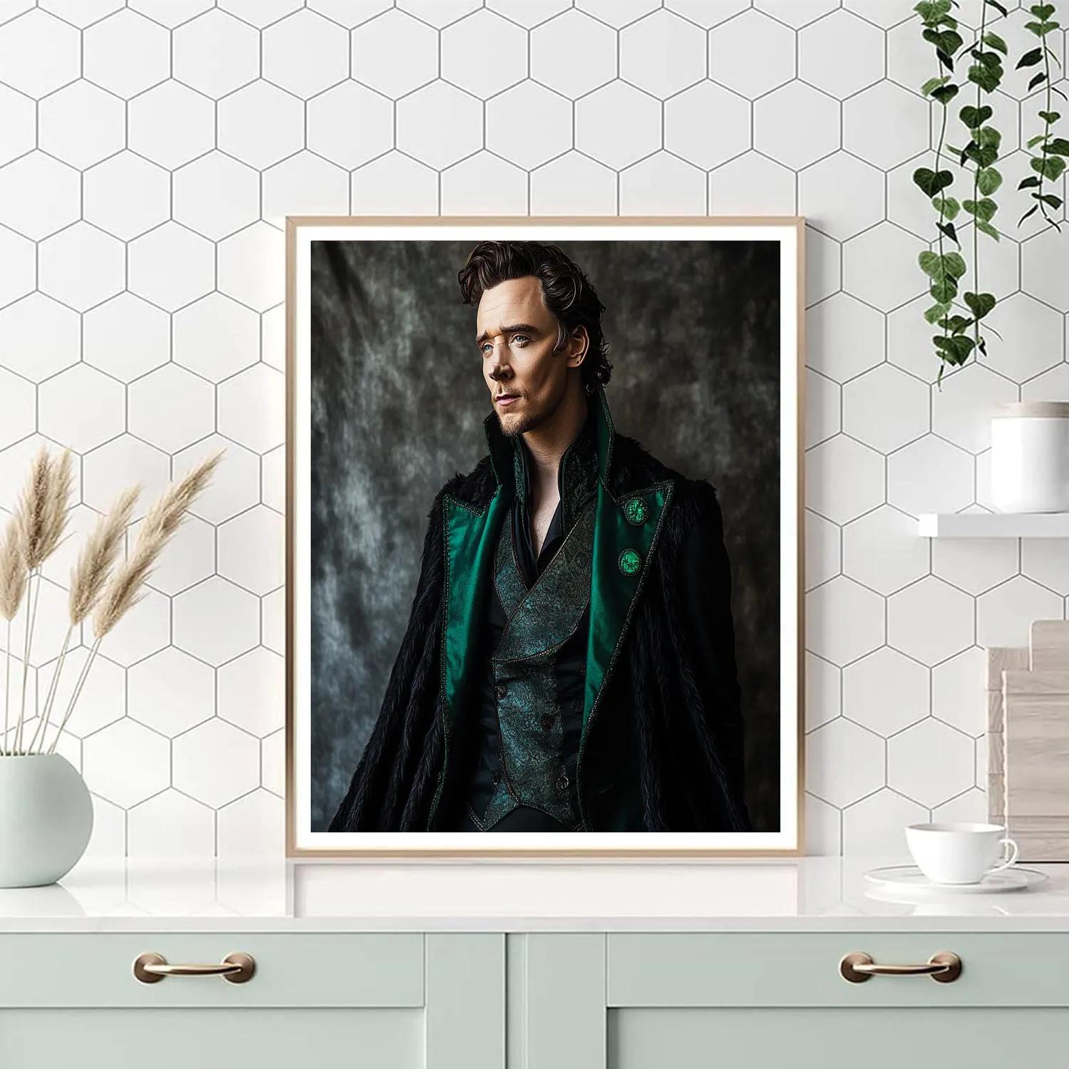 Tom Hiddleston: Weaving Mischief Through Midnight Veils Paint by numbers kits