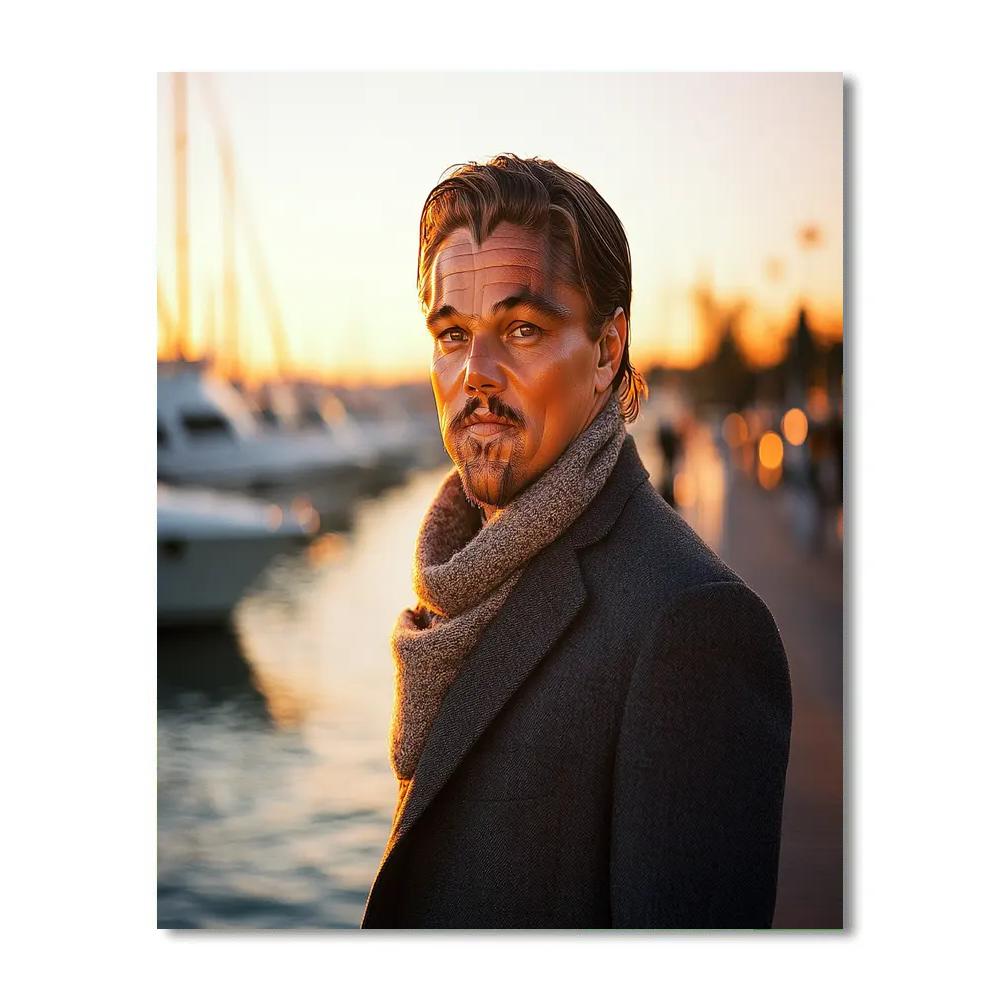 Leonardo DiCaprio: Charting The Lost Ocean Of Ambition DIY paint by numbers