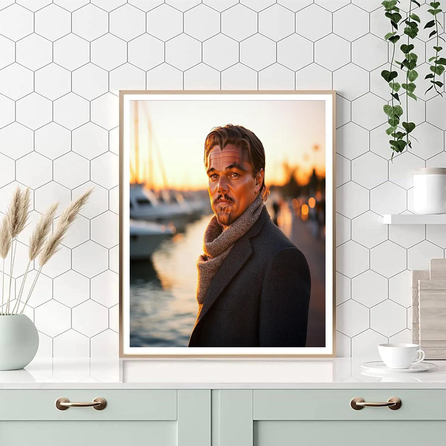 Leonardo DiCaprio: Charting The Lost Ocean Of Ambition DIY paint by numbers