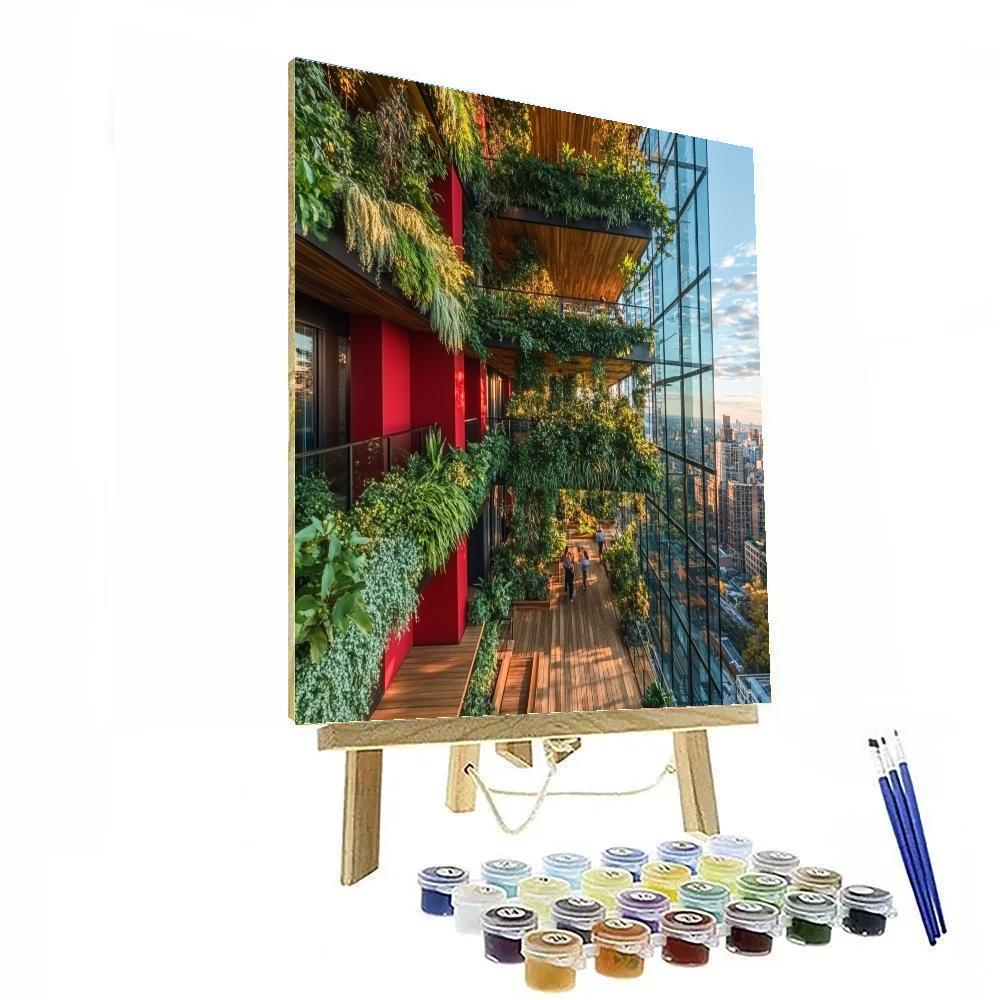 Oasia Hotel Rooftop Garden Singapore Singapore Number painting