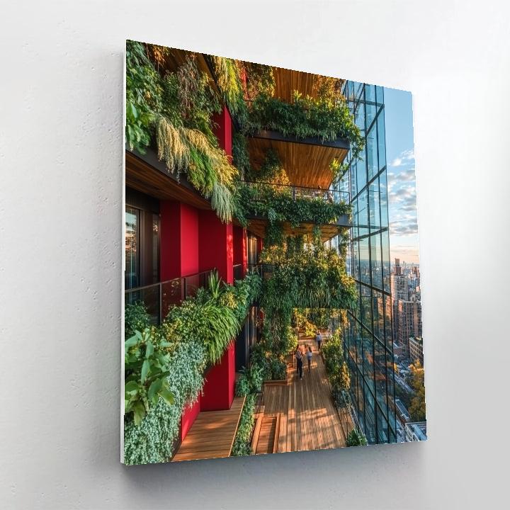 Oasia Hotel Rooftop Garden Singapore Singapore Number painting