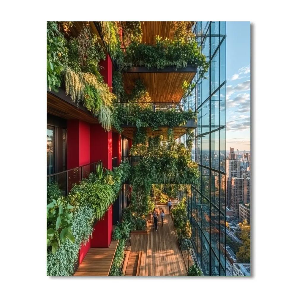 Oasia Hotel Rooftop Garden Singapore Singapore Number painting