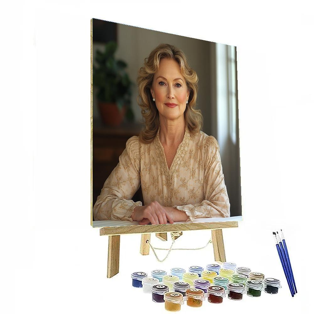 Meryl Streep: Mirror Of A Thousand Faces Number painting