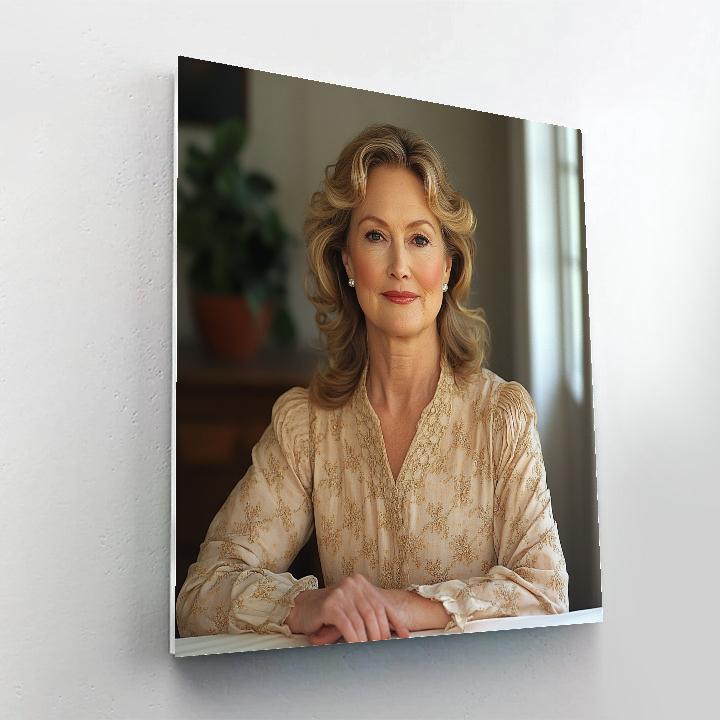 Meryl Streep: Mirror Of A Thousand Faces Number painting