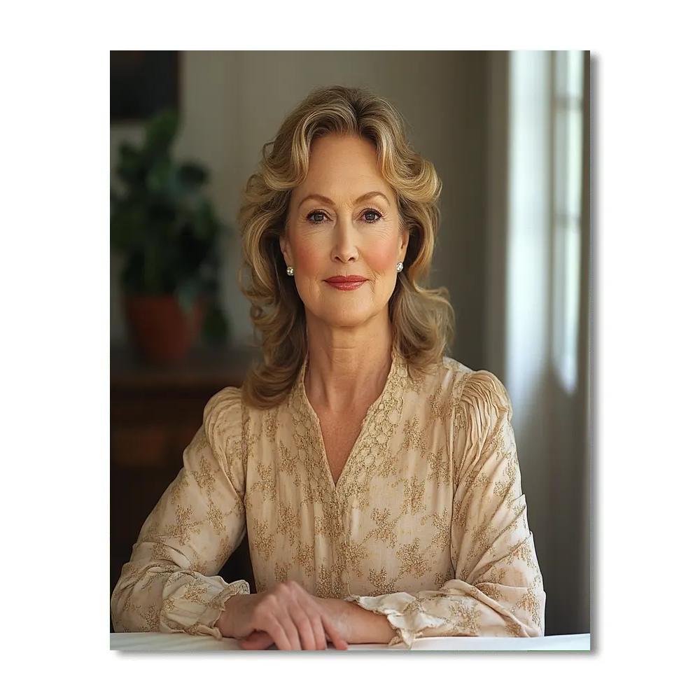 Meryl Streep: Mirror Of A Thousand Faces Number painting