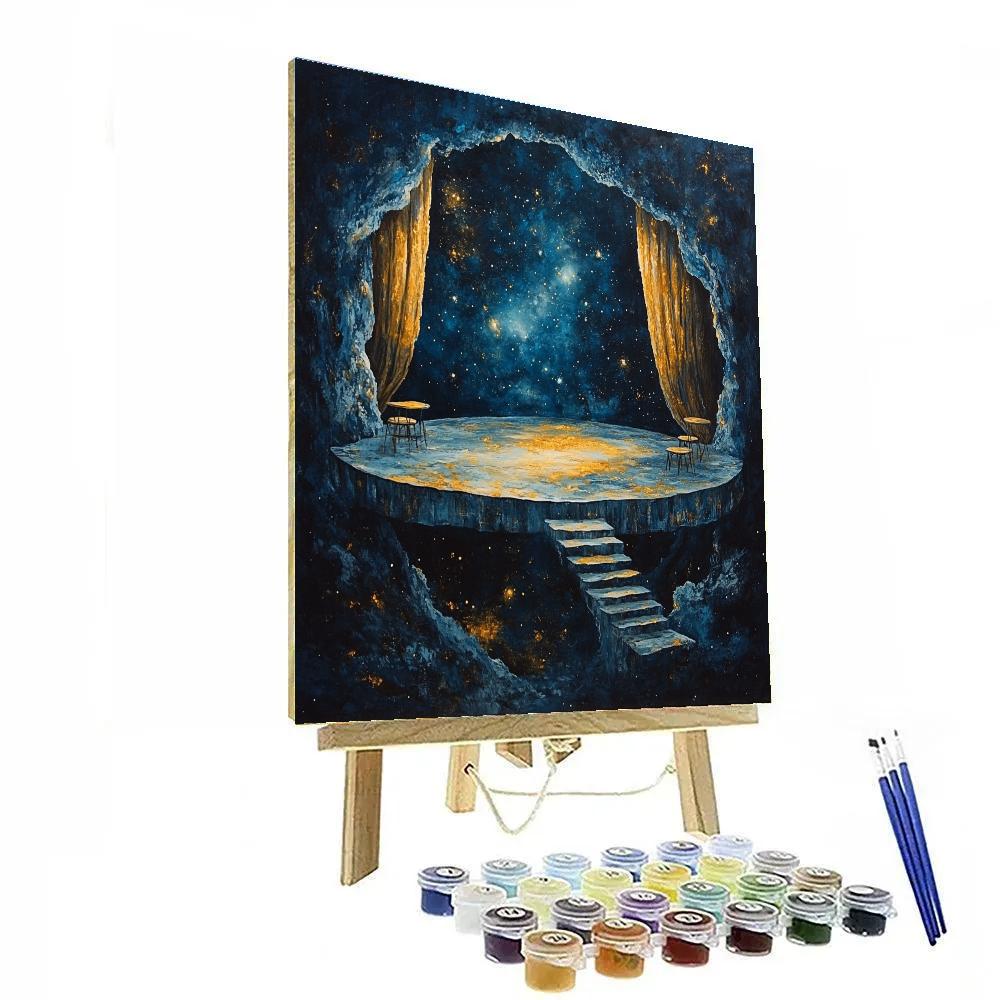 Salvador Dali Inspired Celestial Theater Numbered painting kits