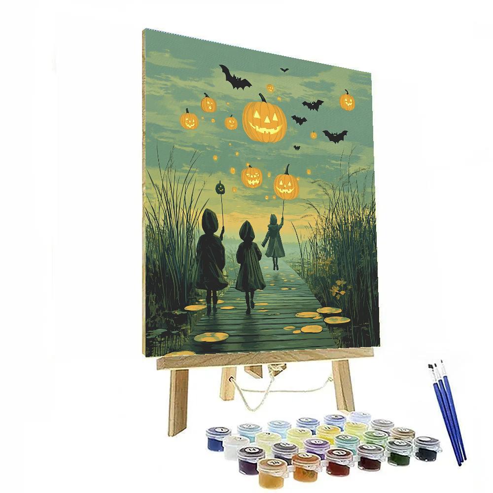 Lantern Fish Of The Moon Marsh Numbered painting kits