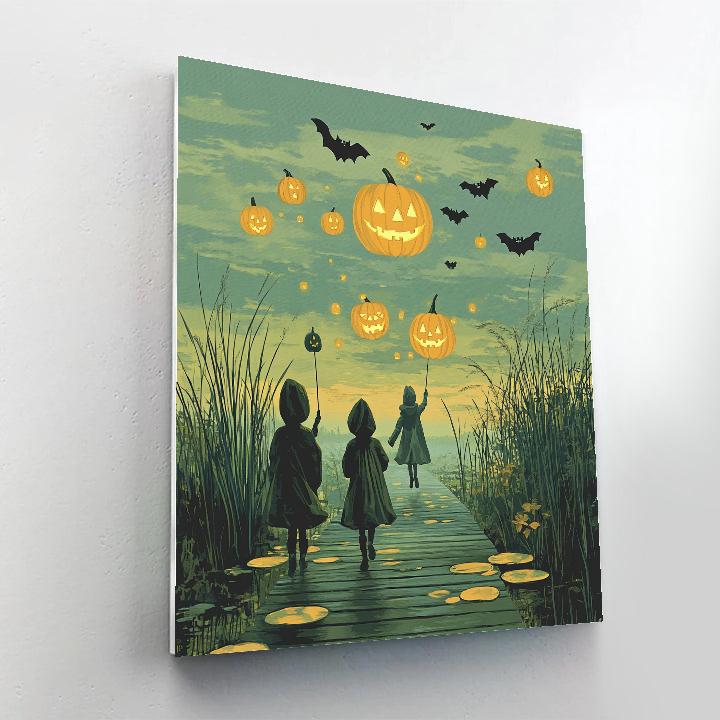 Lantern Fish Of The Moon Marsh Numbered painting kits