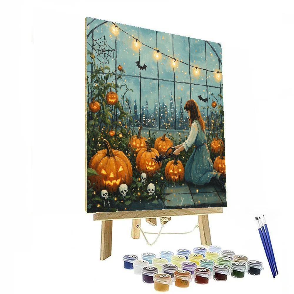 Midnight Botanist And Thorned Jack DIY paint by numbers