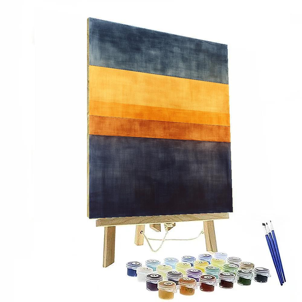 Rothko Inspired Celestial Field Number painting