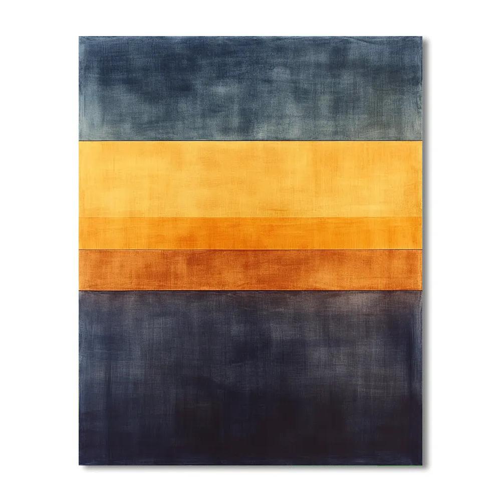 Rothko Inspired Celestial Field Number painting