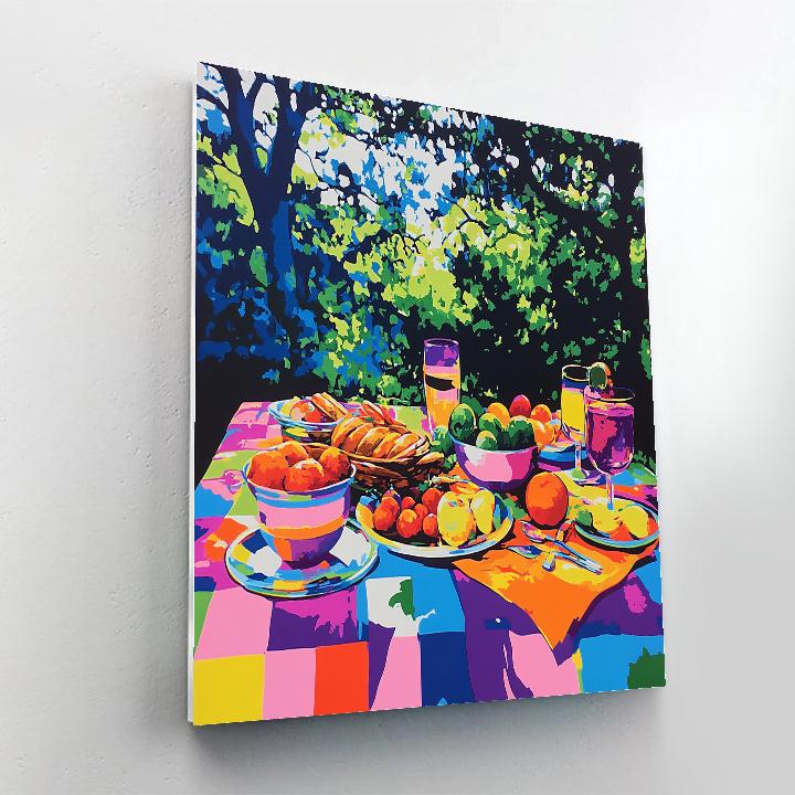 Warhol Inspired Pop Art Picnic Painting by numbers kit