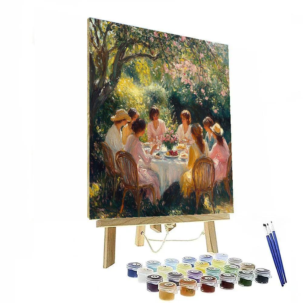 Renoir Inspired Spring Afternoon Painting by numbers kit