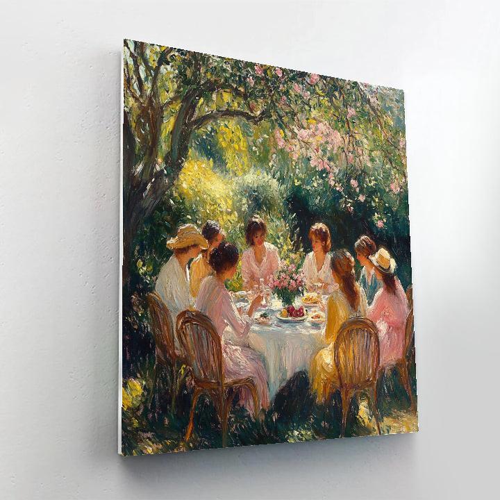 Renoir Inspired Spring Afternoon Painting by numbers kit