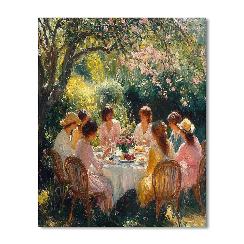 Renoir Inspired Spring Afternoon Painting by numbers kit