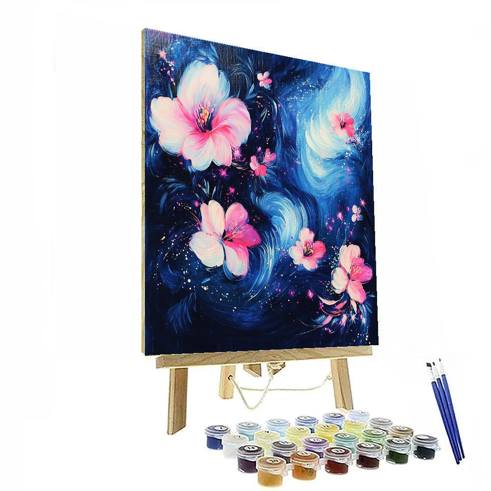 Edgar Degas Inspired Nebula Garden paint by number