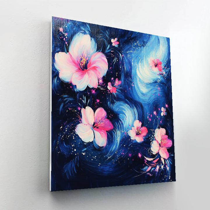 Edgar Degas Inspired Nebula Garden paint by number