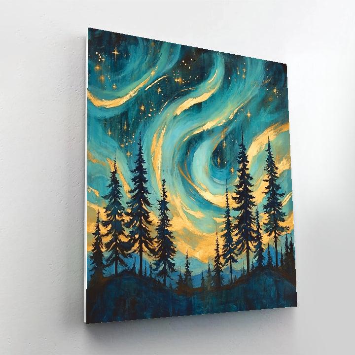 Edgar Degas Inspired Aurora Pines Numbered painting kits