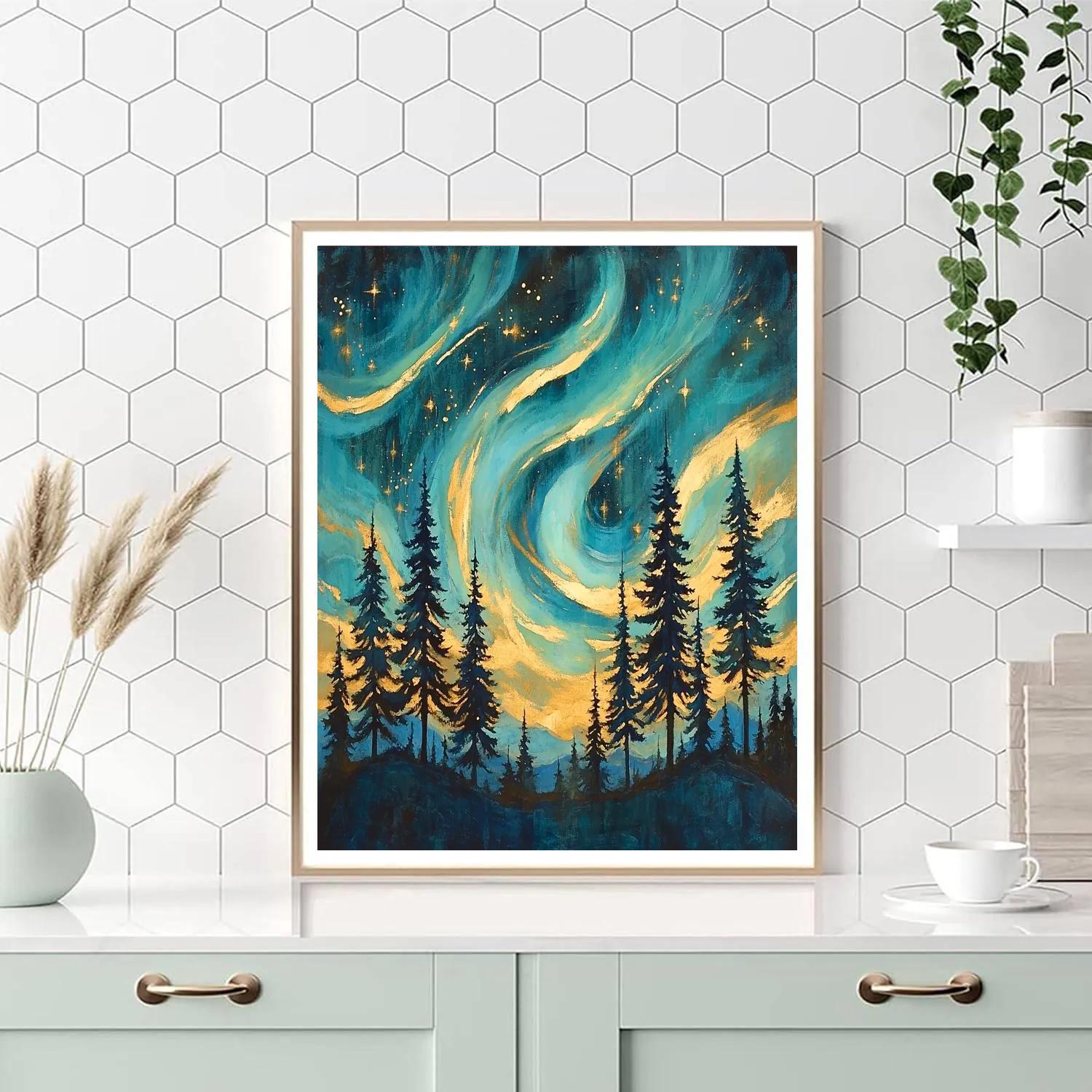 Edgar Degas Inspired Aurora Pines Numbered painting kits