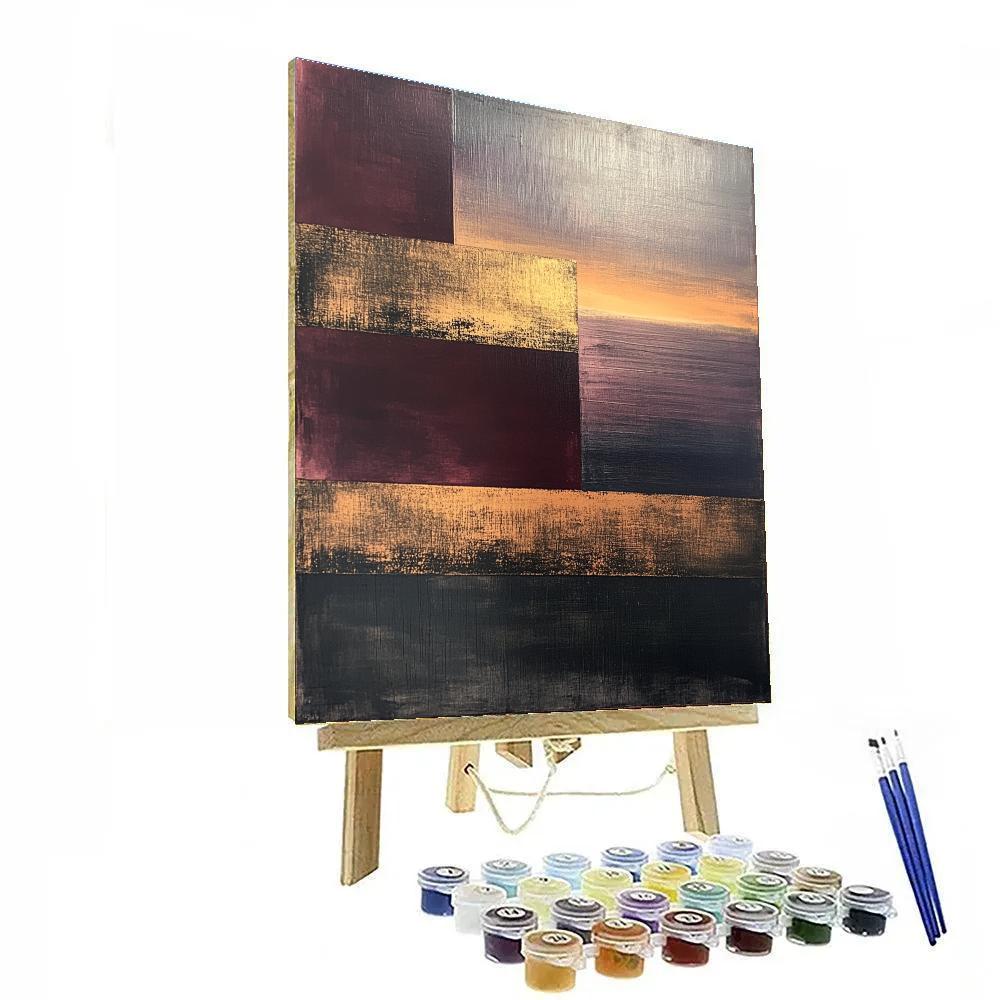 Mark Rothko Inspired Tectonic Dusk Paint by numbers kits