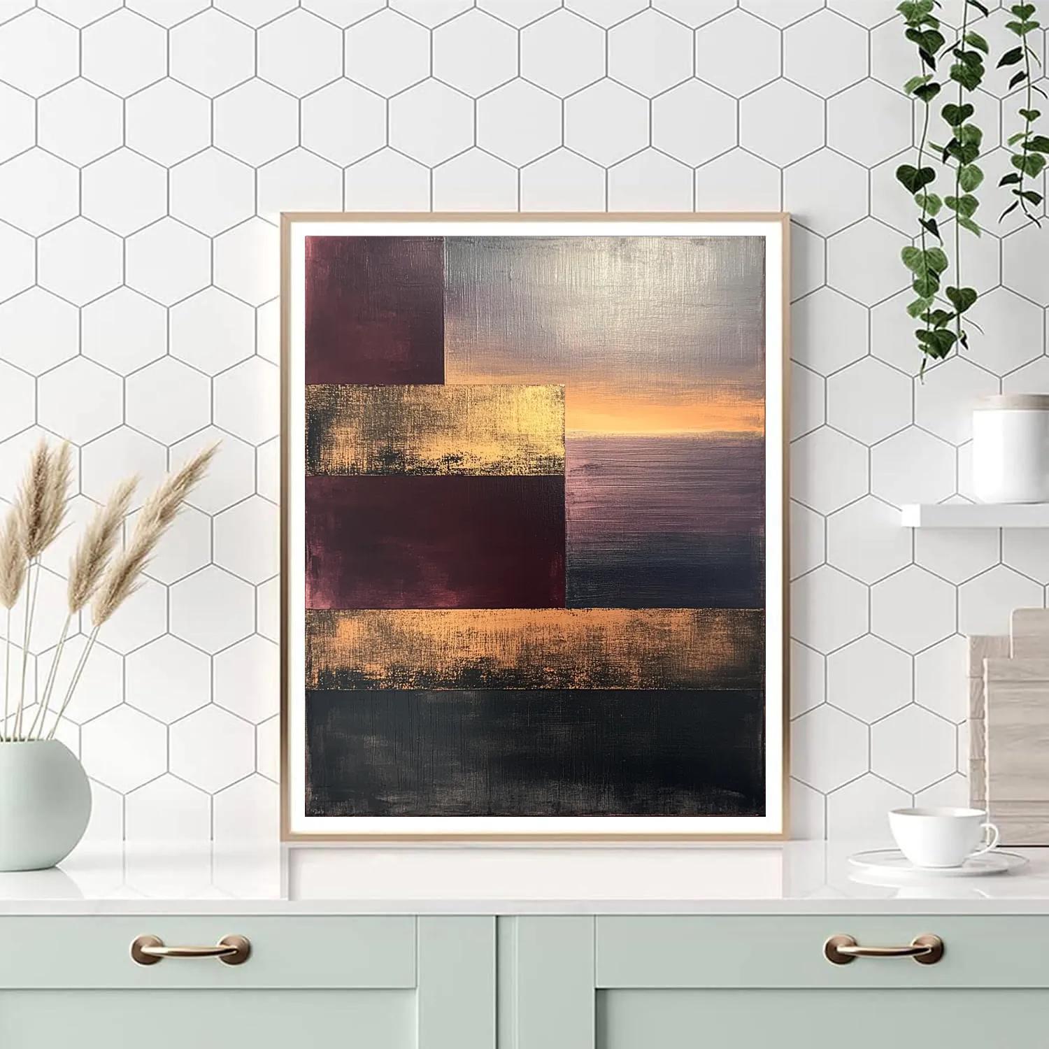 Mark Rothko Inspired Tectonic Dusk Paint by numbers kits