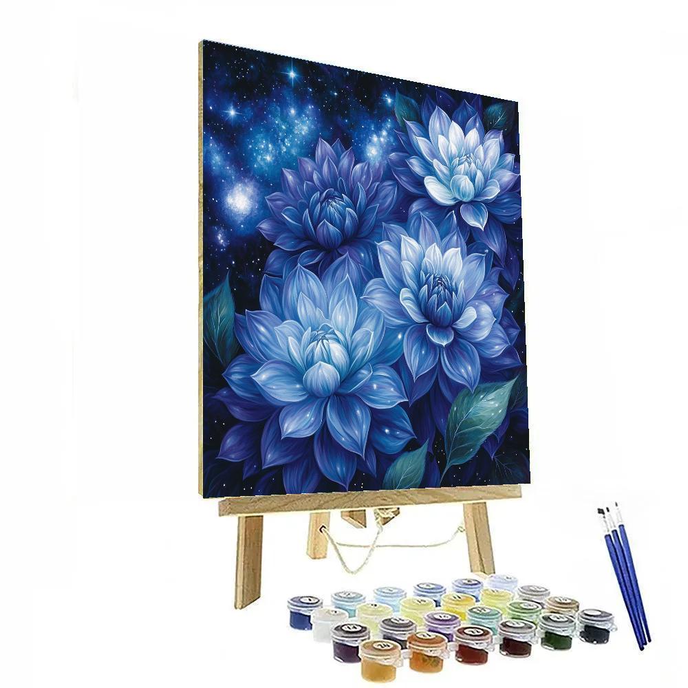 Leonardo Da Vinci Inspired Cosmic Garden paint by number