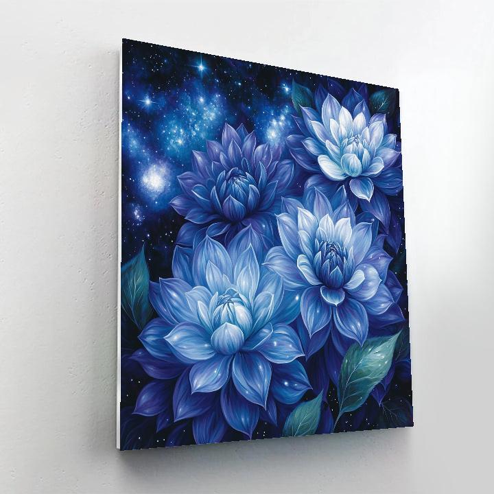 Leonardo Da Vinci Inspired Cosmic Garden paint by number