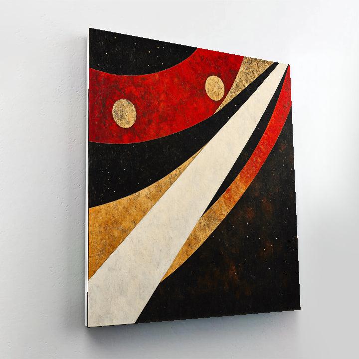 Kazimir Malevich Inspired Suprematist Aurora Paint by numbers kits