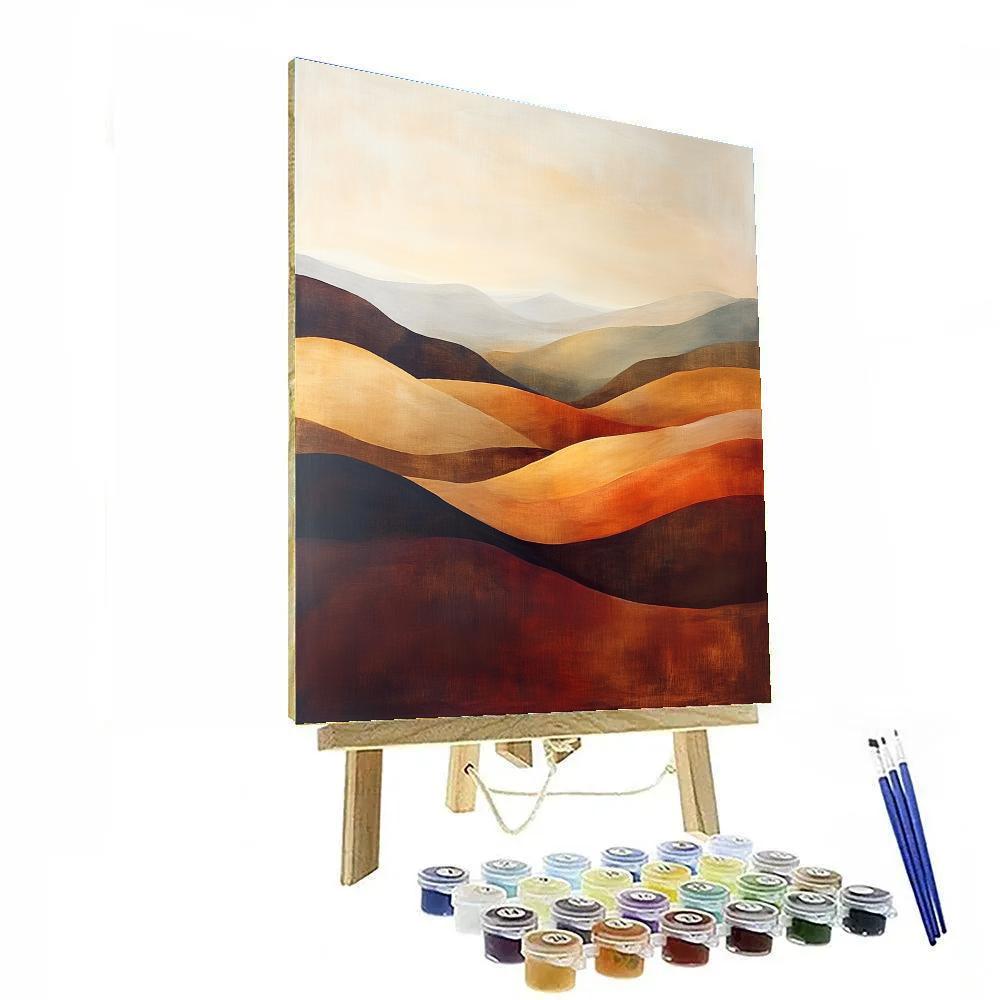 Mark Rothko Inspired Autumnal Reverie DIY paint by numbers