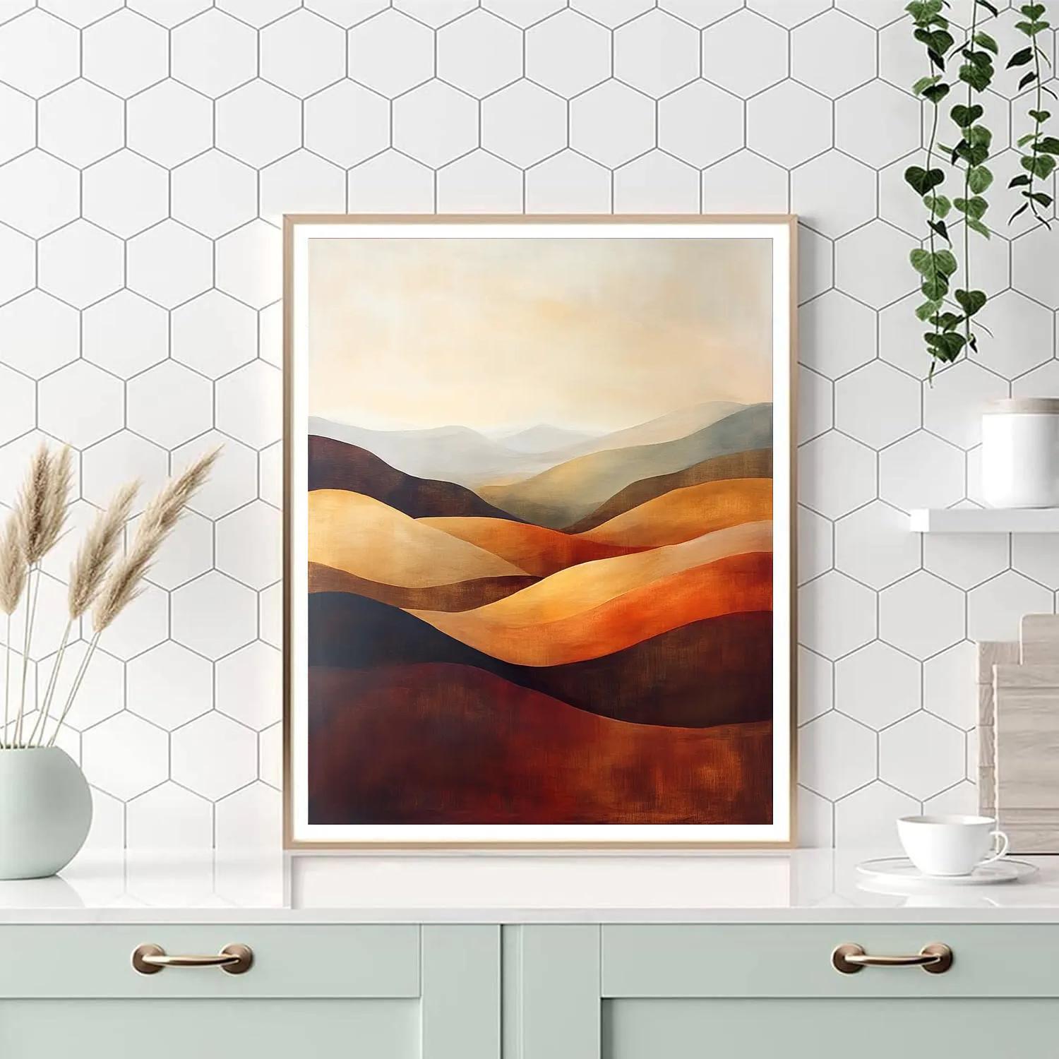 Mark Rothko Inspired Autumnal Reverie DIY paint by numbers