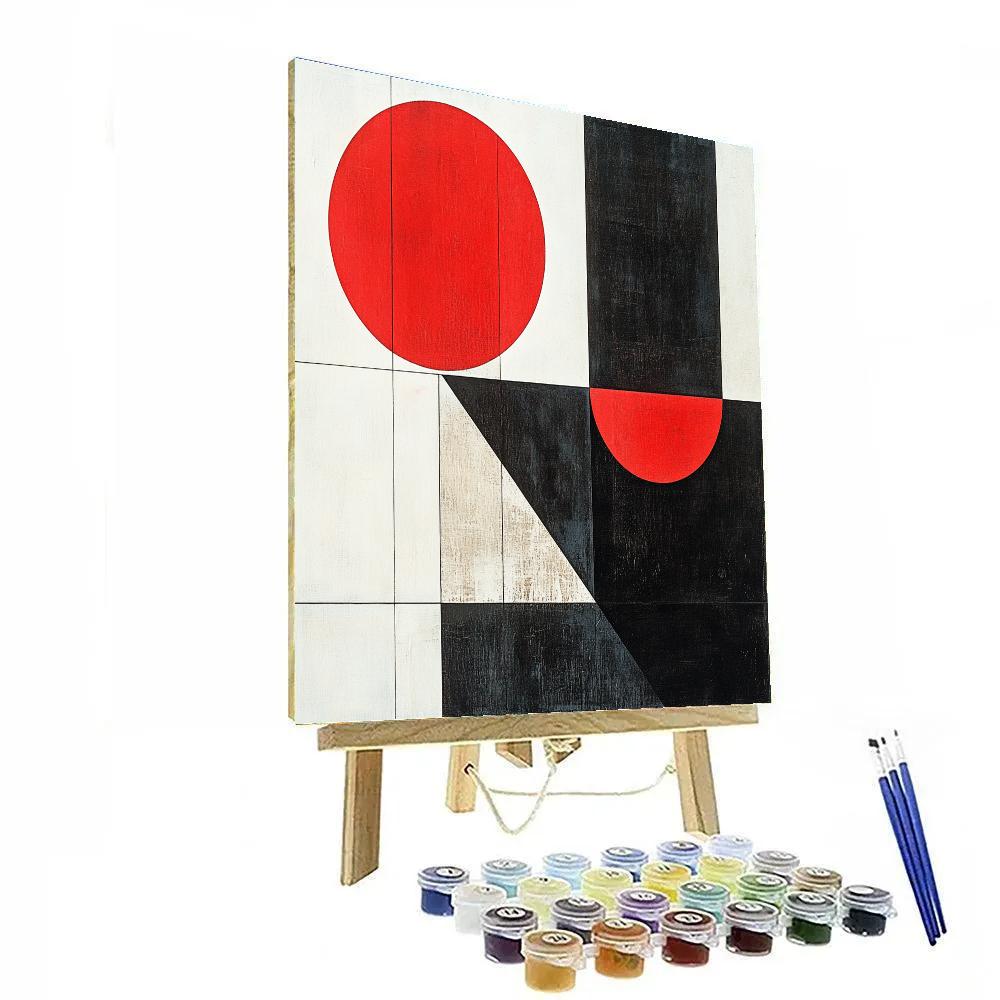 Kazimir Malevich Inspired Structural Essence Painting by numbers kit