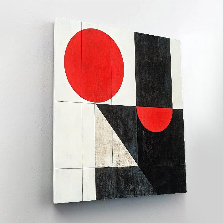 Kazimir Malevich Inspired Structural Essence Painting by numbers kit