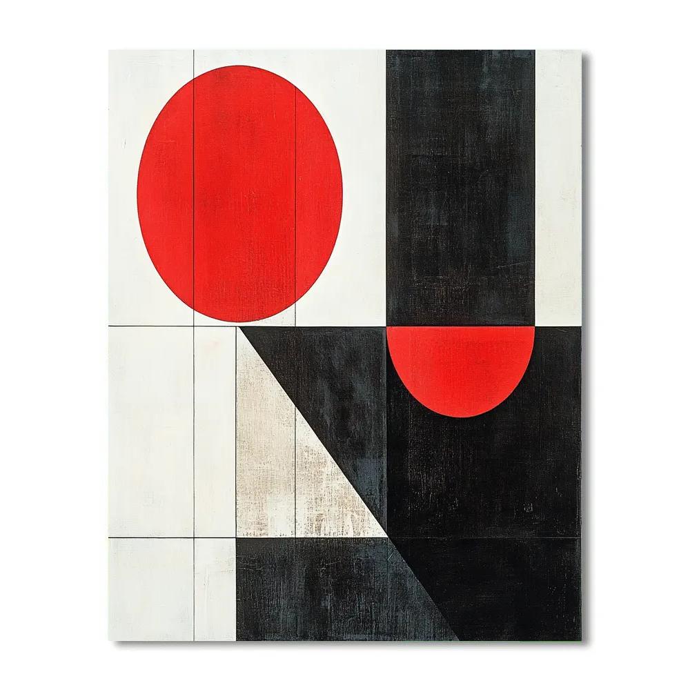 Kazimir Malevich Inspired Structural Essence Painting by numbers kit