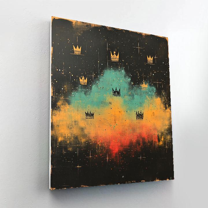 Jean-Michel Basquiat Inspired Silent Nebula Painting by numbers kit