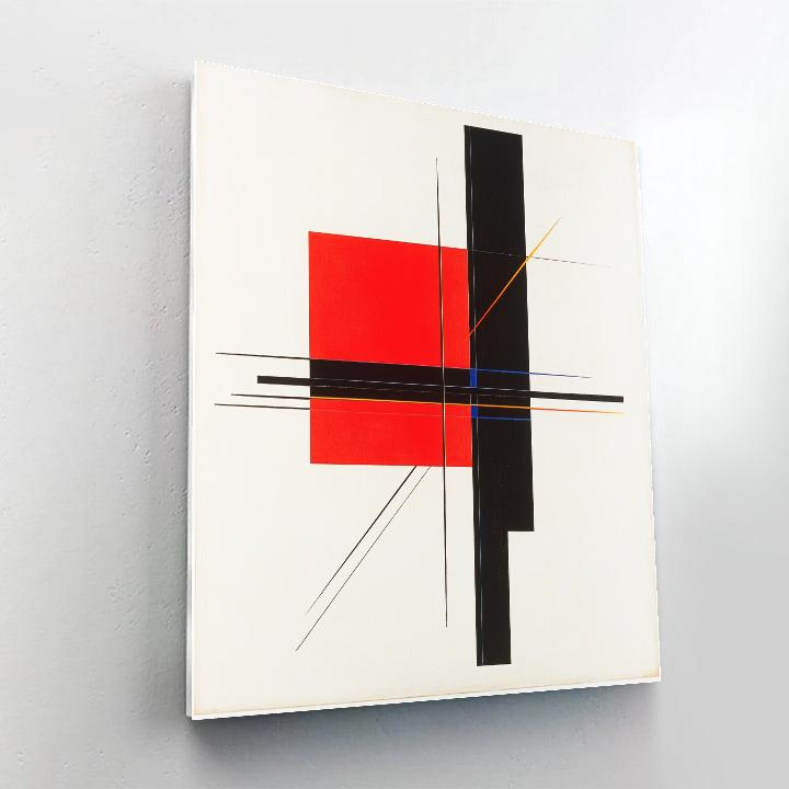 Kazimir Malevich Inspired Cosmic Axis Numbered painting kits