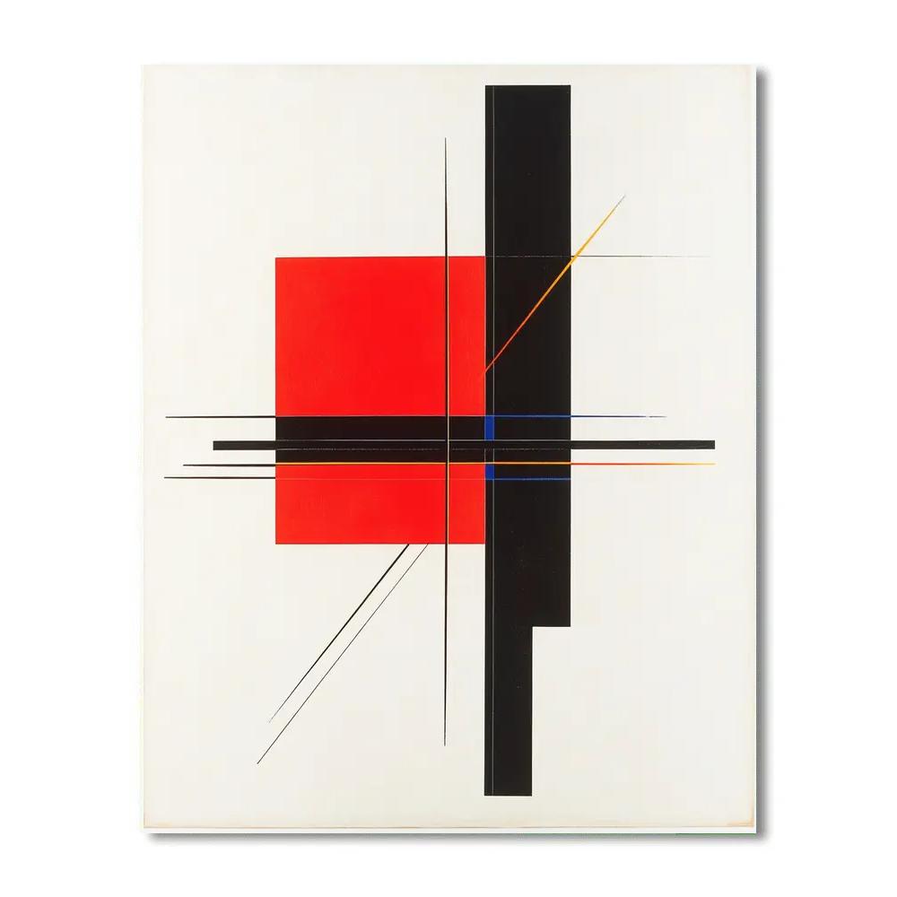 Kazimir Malevich Inspired Cosmic Axis Numbered painting kits
