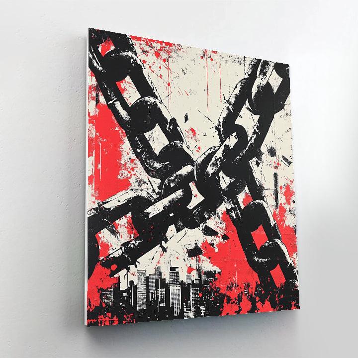 Banksy Inspired Urban Resistance Paint by numbers kits