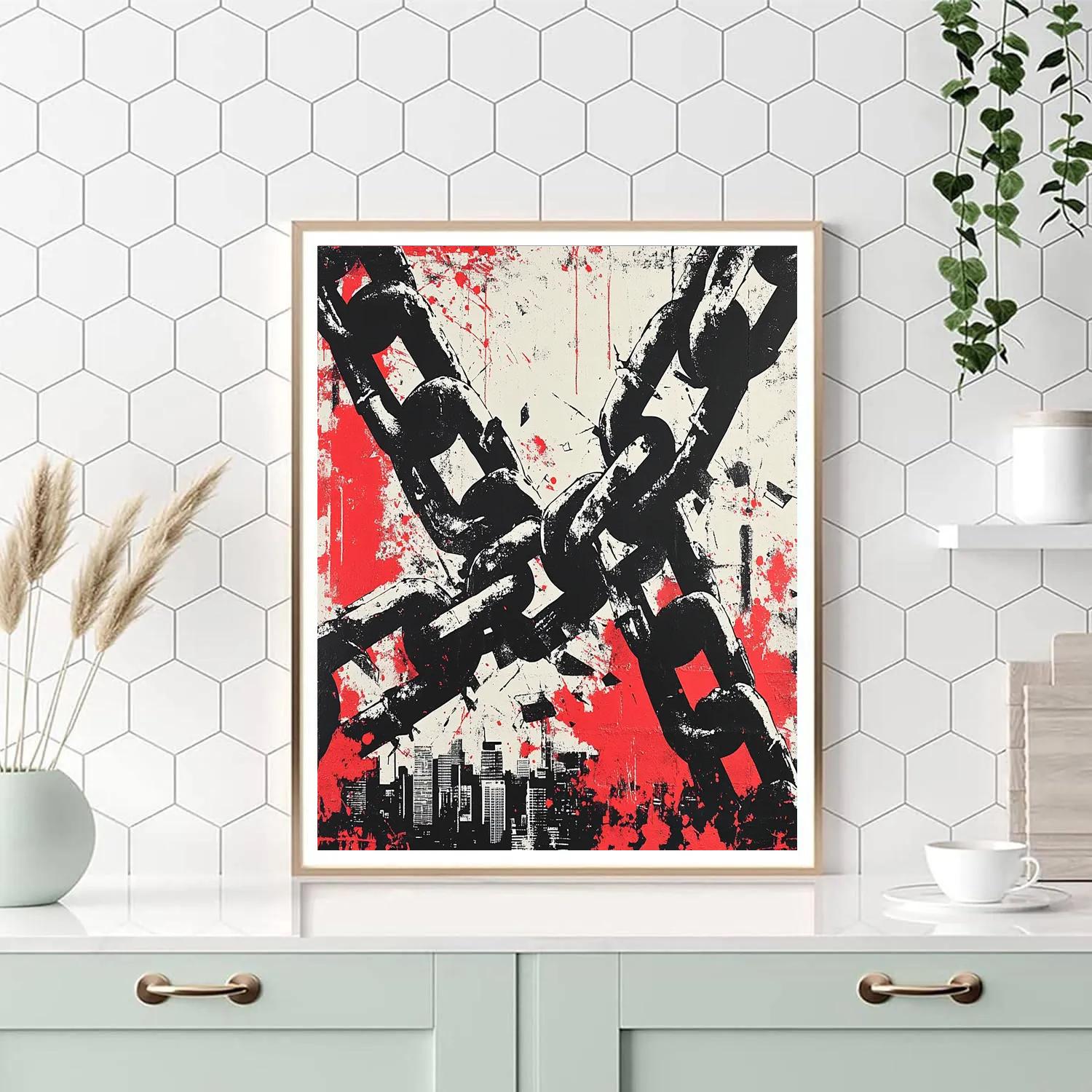 Banksy Inspired Urban Resistance Paint by numbers kits