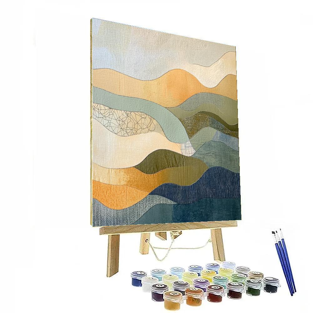 Max Ernst Inspired Cartography Of Dreams paint by color