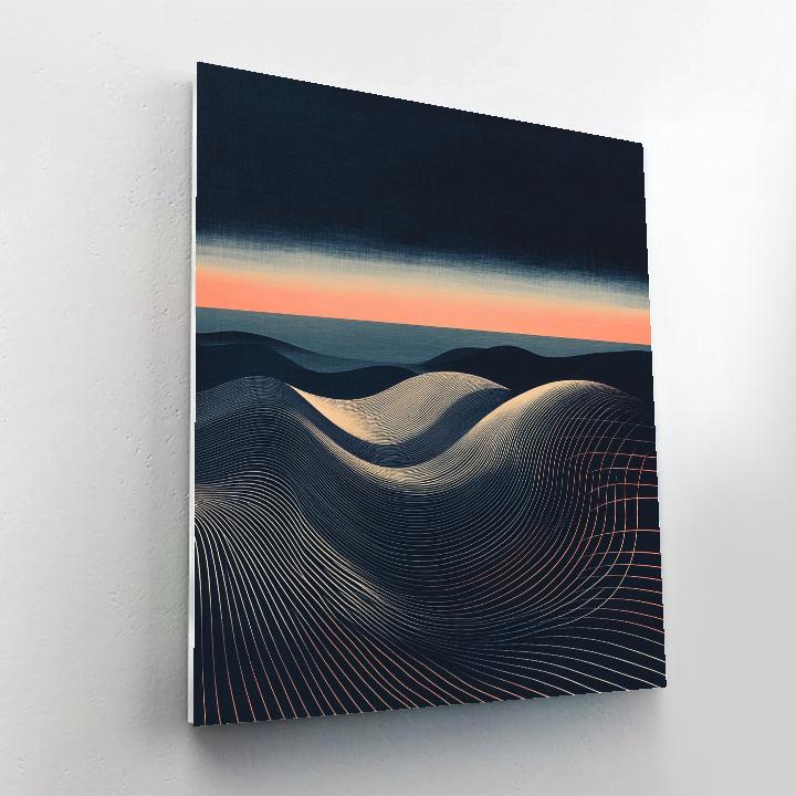 Paul Klee Inspired Echoing Rhythms Numbered painting kits