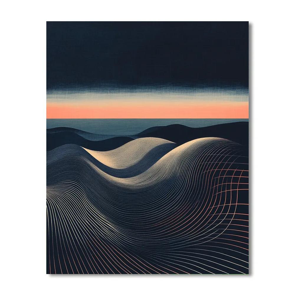 Paul Klee Inspired Echoing Rhythms Numbered painting kits